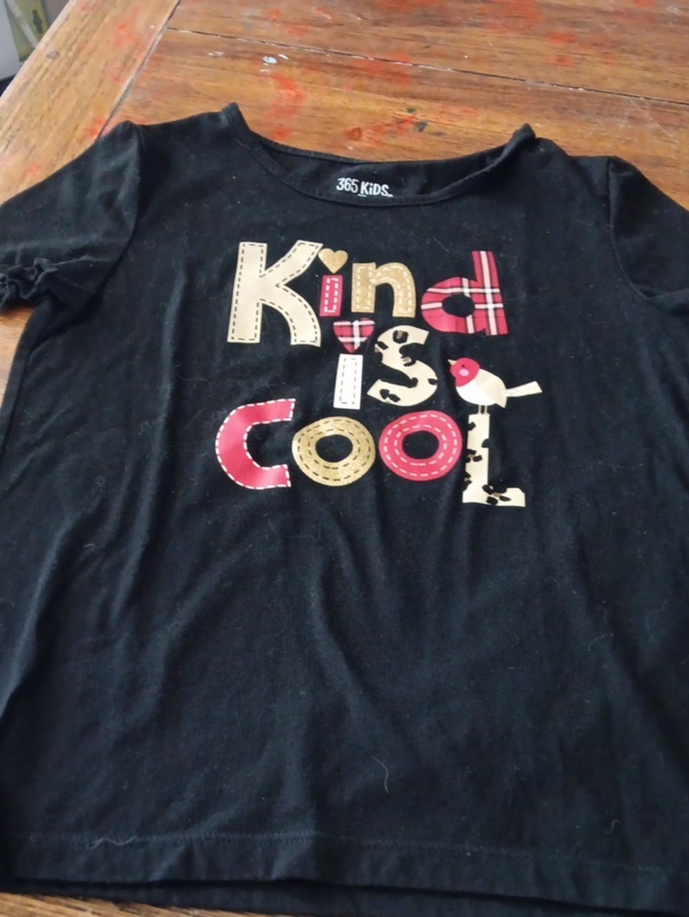 365 Kids Black 'Kind is Cool' Graphic Tee
